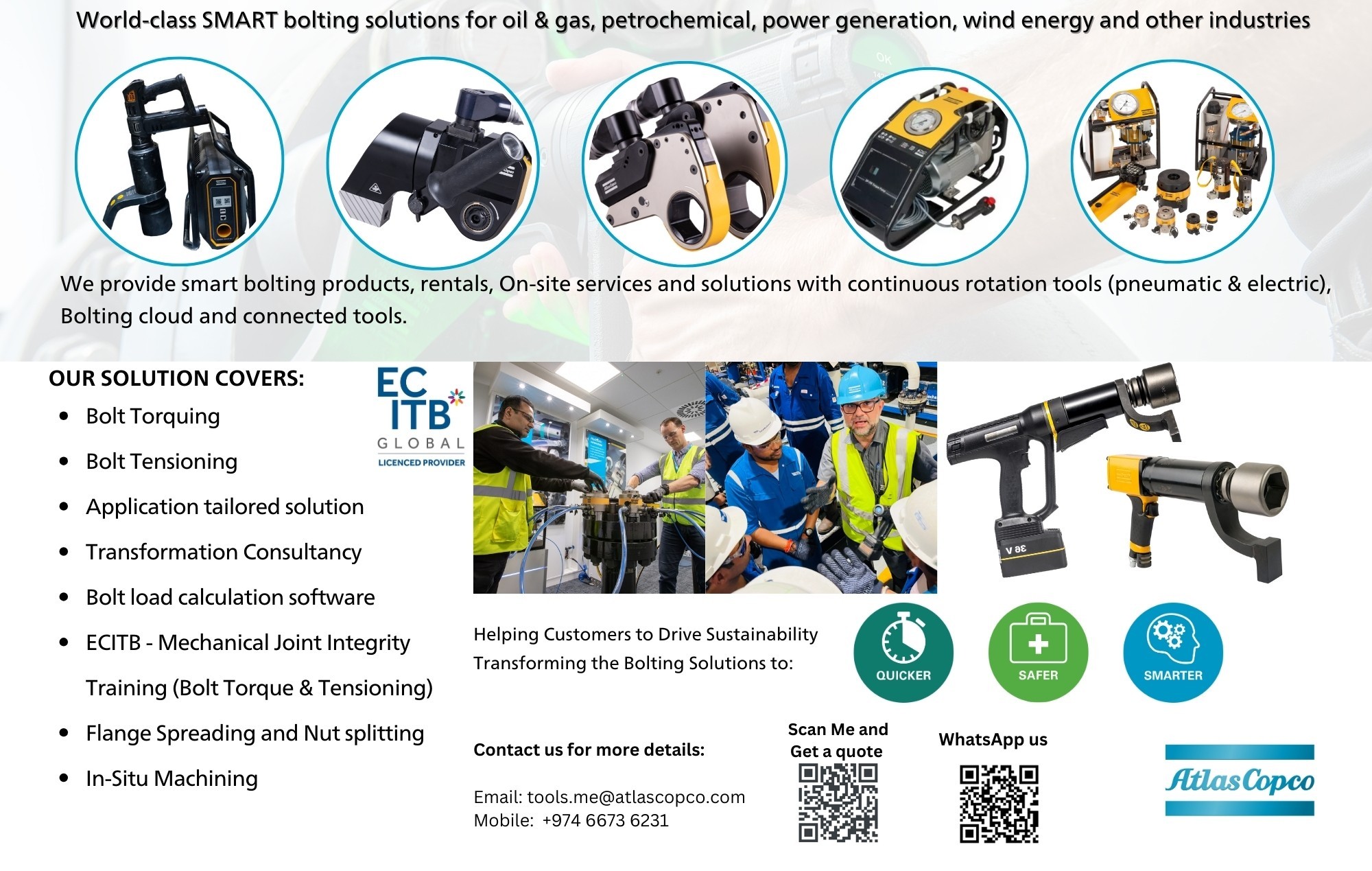 Smart bolting solutions